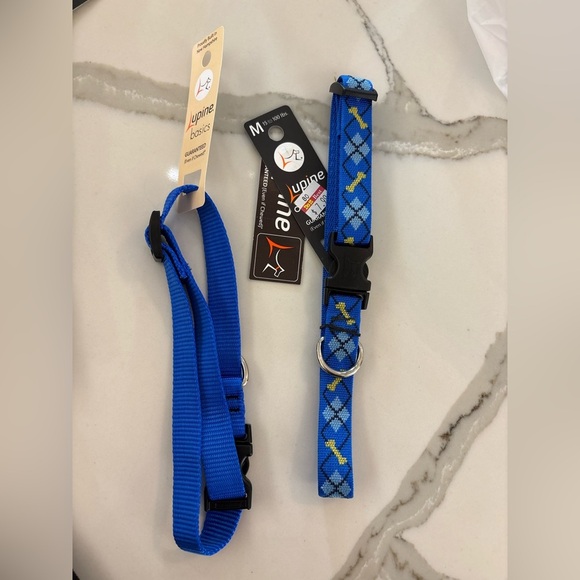 Other - Lupine Blue Dog Collars